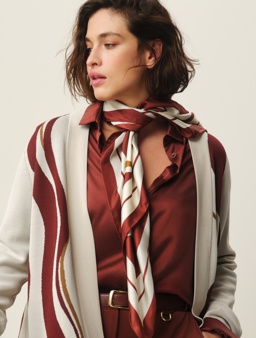 Camicia in raso di seta - Marina Rinaldi