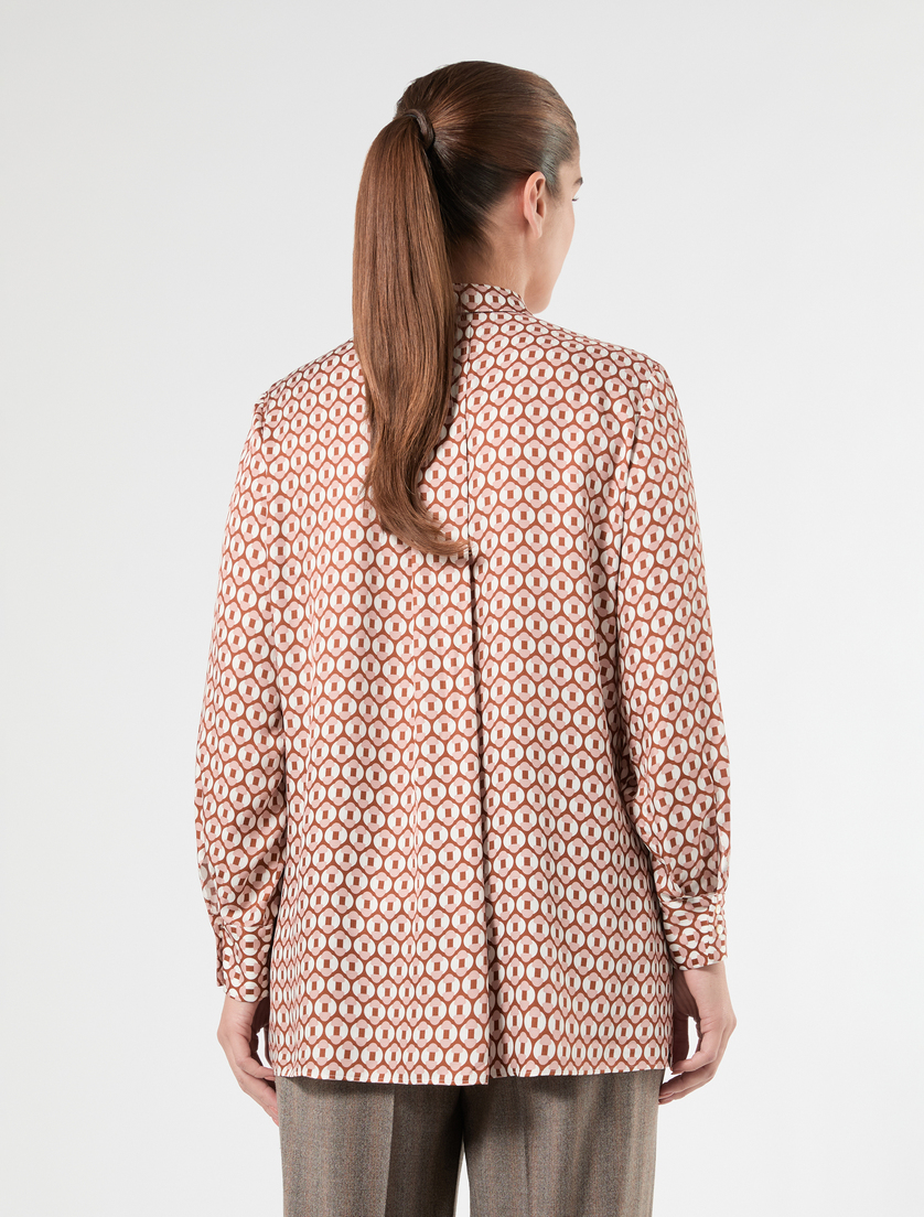 Hemdbluse aus Twill - WEISS - Marina Rinaldi - 4