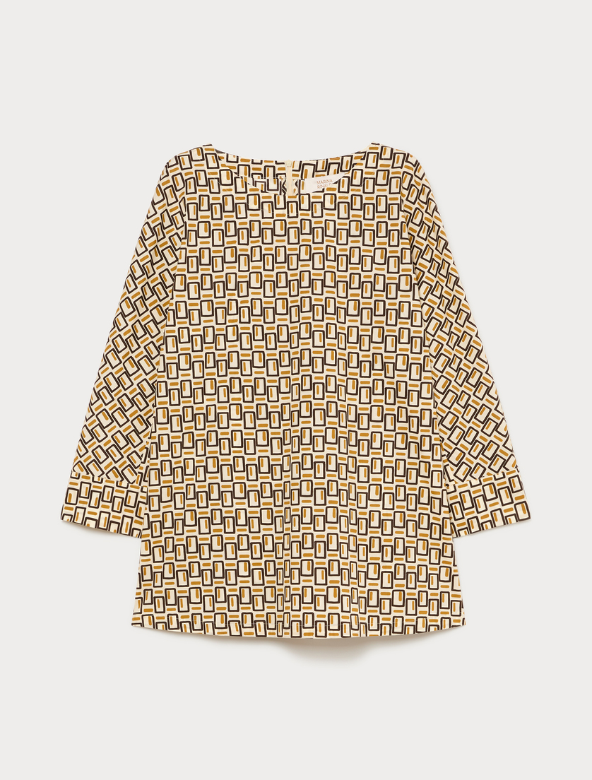 Cotton poplin shirt - IVORY - Marina Rinaldi