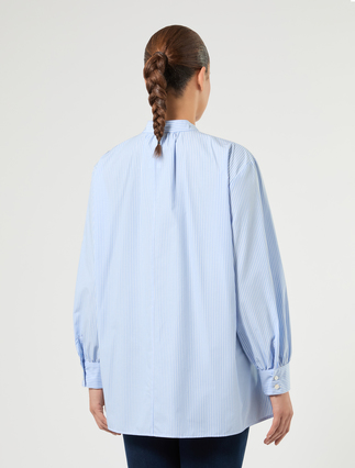 Chemise en popeline de coton - BLANC NEUTRE - Marina Rinaldi - 4
