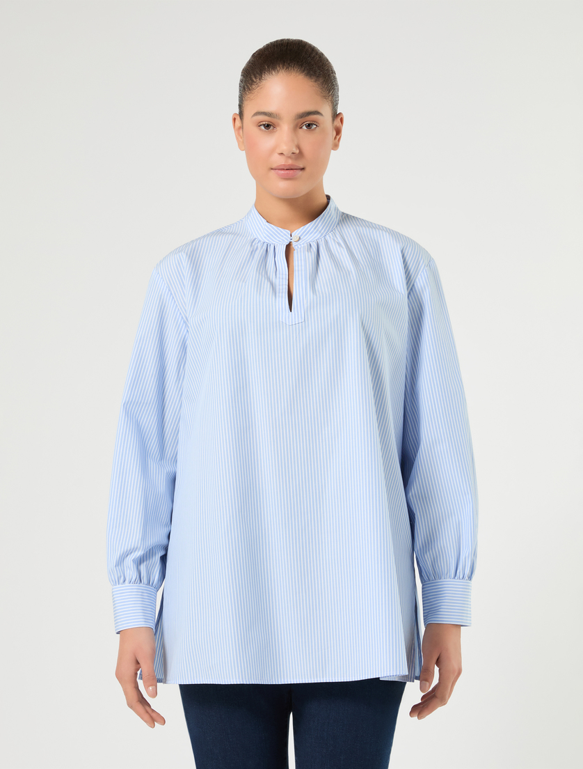 Chemise en popeline de coton - BLANC NEUTRE - Marina Rinaldi - 3