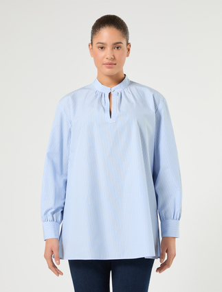 Chemise en popeline de coton - BLANC NEUTRE - Marina Rinaldi - 3