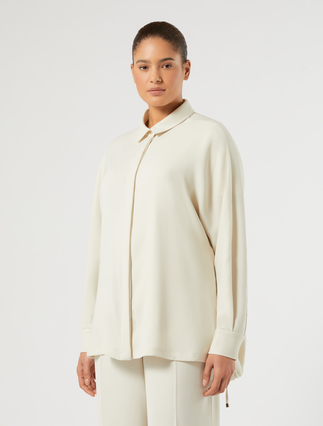 Stretch microtwill tunic - SAND