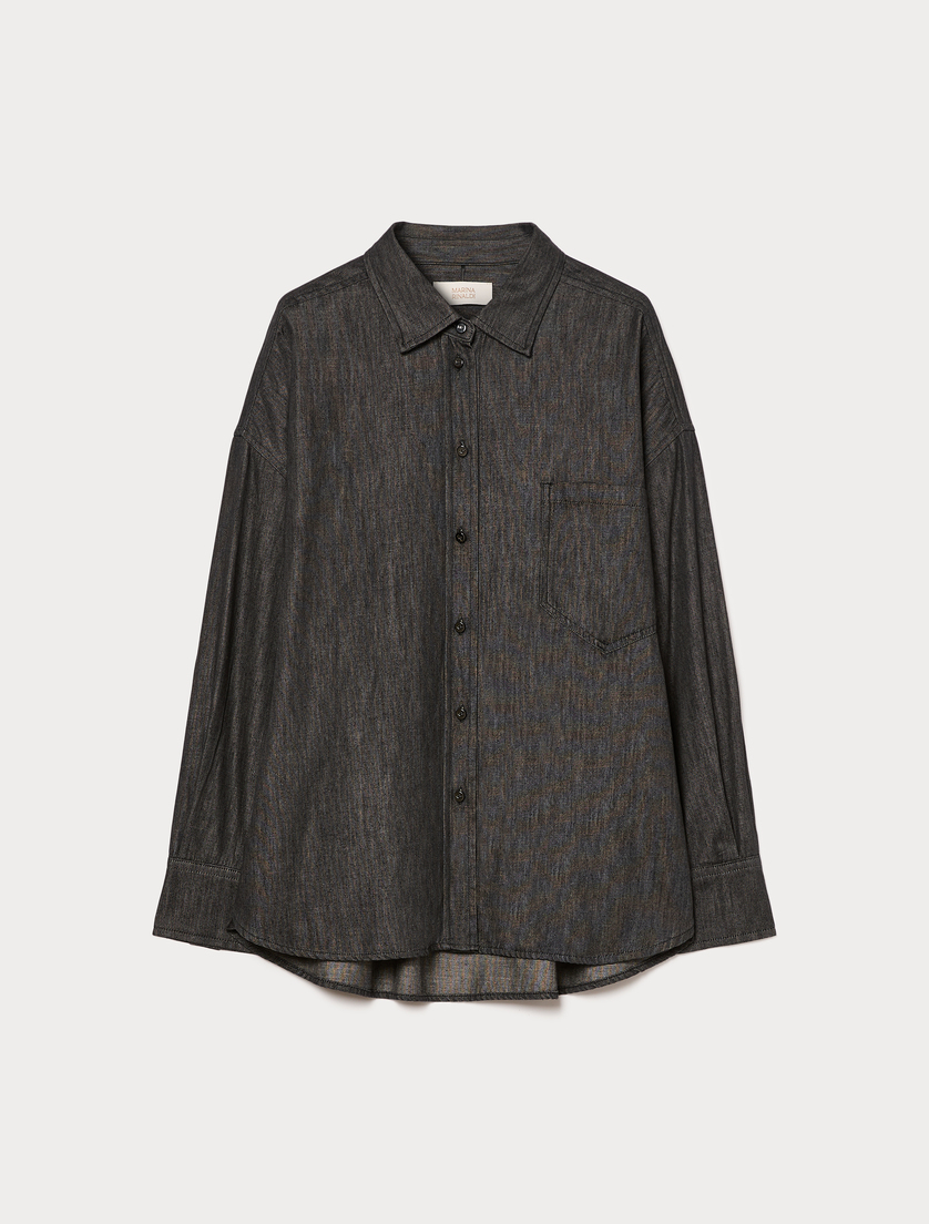 Camicia in denim - NERO - Marina Rinaldi