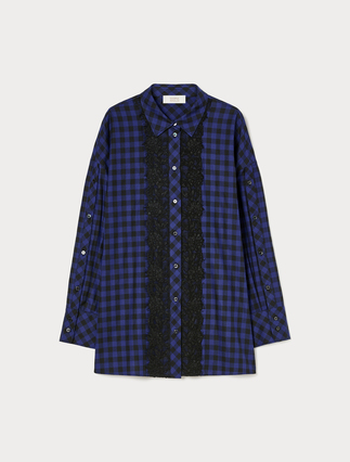 Cotton flannel shirt - Marina Rinaldi