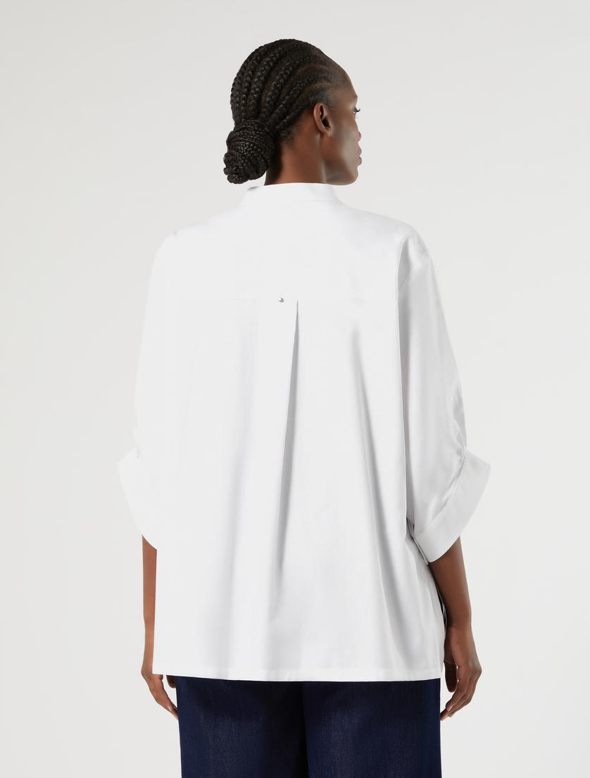 Camicia in Oxford di cotone - BIANCO OTTICO - Marina Rinaldi - 4