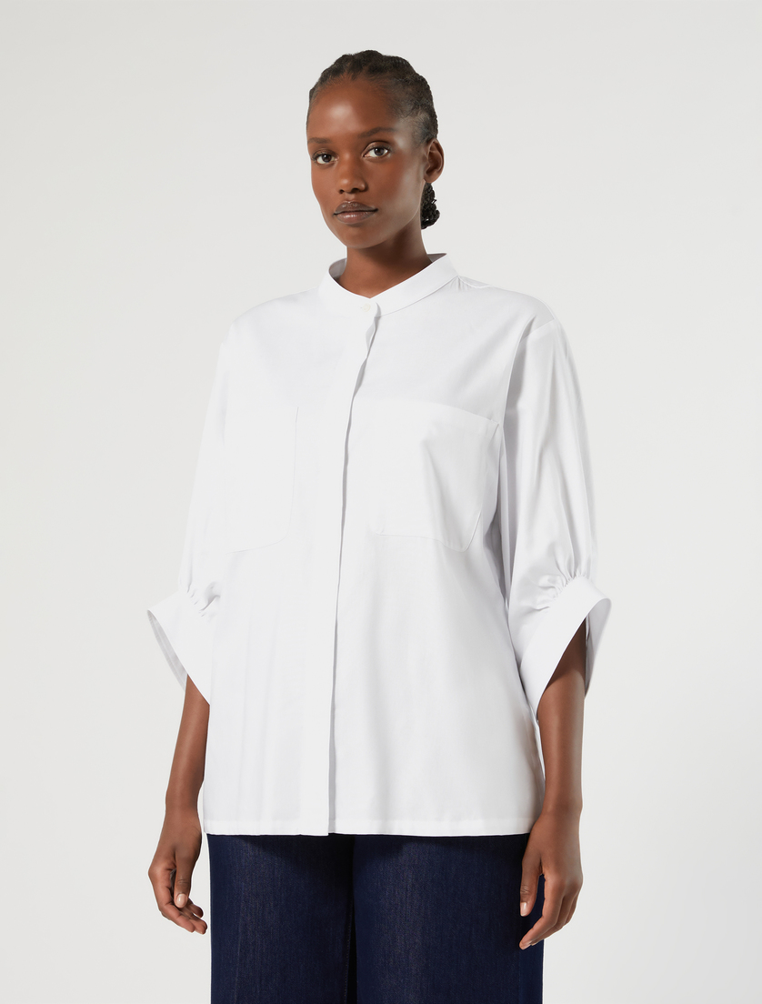Camicia in Oxford di cotone - BIANCO OTTICO - Marina Rinaldi - 3