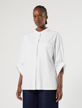 Camicia in Oxford di cotone - BIANCO OTTICO - Marina Rinaldi - 3