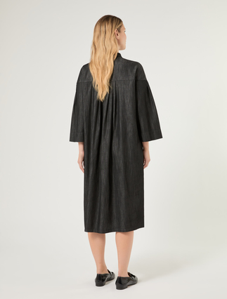 Denim shirt dress - MIDNIGHTBLUE - Marina Rinaldi - 4