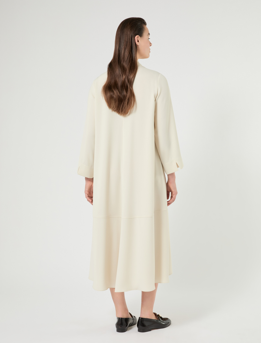 Stretch microtwill dress - SAND - Marina Rinaldi - 4