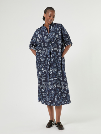 Kleid aus Baumwollpopeline - Marina Rinaldi