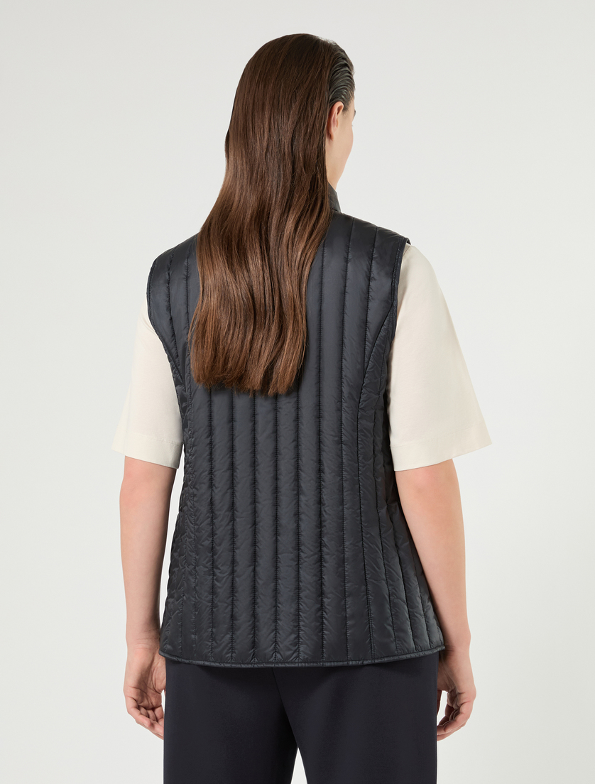 Quilted gilet - MIDNIGHTBLUE - Marina Rinaldi - 4