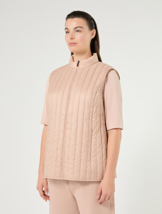 Quilted gilet - ANTIQUE ROSE - Marina Rinaldi - 3