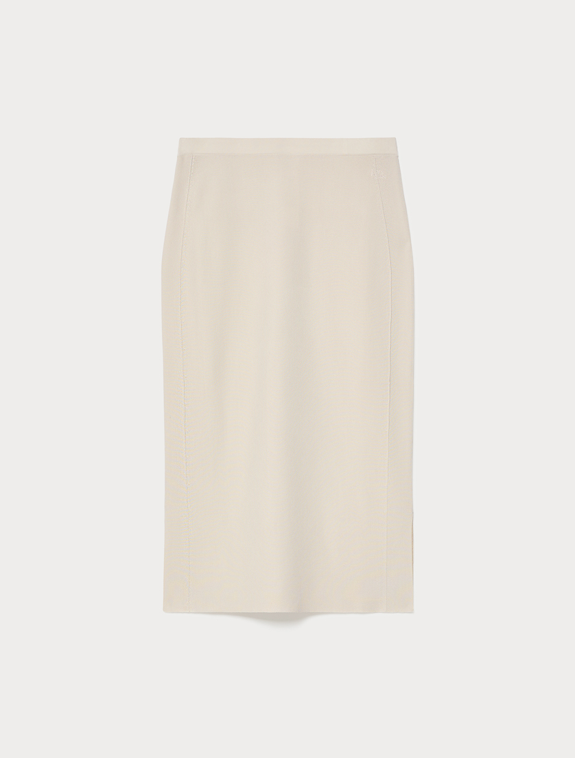 Viscose knit skirt - POWDER - Marina Rinaldi