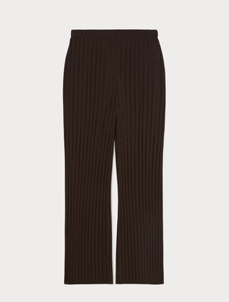 Ribbed knitted trousers - Marina Rinaldi