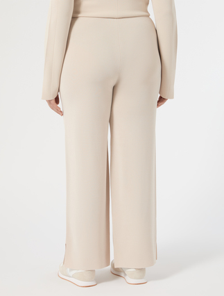 Viscose knit trousers - POWDER - Marina Rinaldi - 4