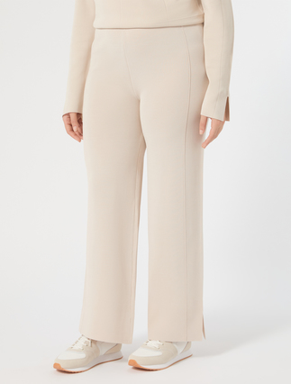 Viscose knit trousers - POWDER - Marina Rinaldi - 3