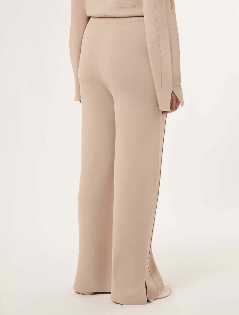 Viscose knit trousers - BEIGE - Marina Rinaldi - 4
