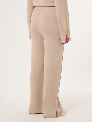 Viscose knit trousers - BEIGE - Marina Rinaldi - 4