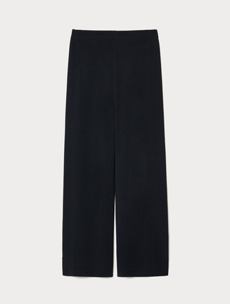 Viscose knit trousers - CORNFLOWER BLUE - Marina Rinaldi - 1