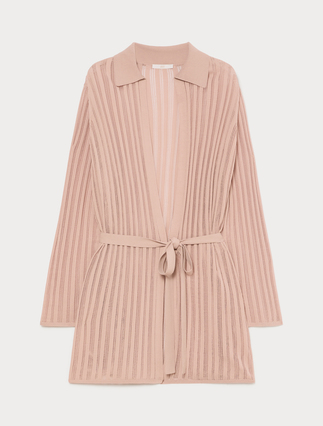 Ribbed knit cardigan - Marina Rinaldi