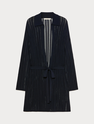 Ribbed knit cardigan - Marina Rinaldi