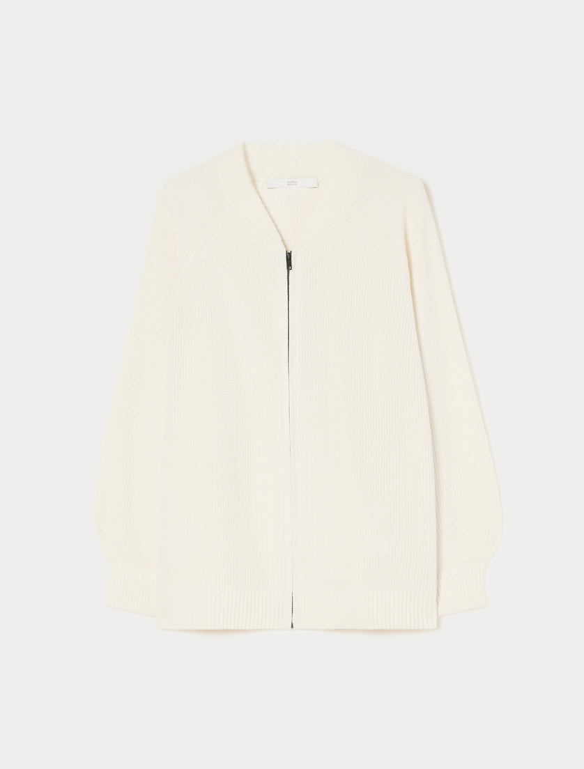 Cardigan aus Wollmischgewebe - CREME - Marina Rinaldi