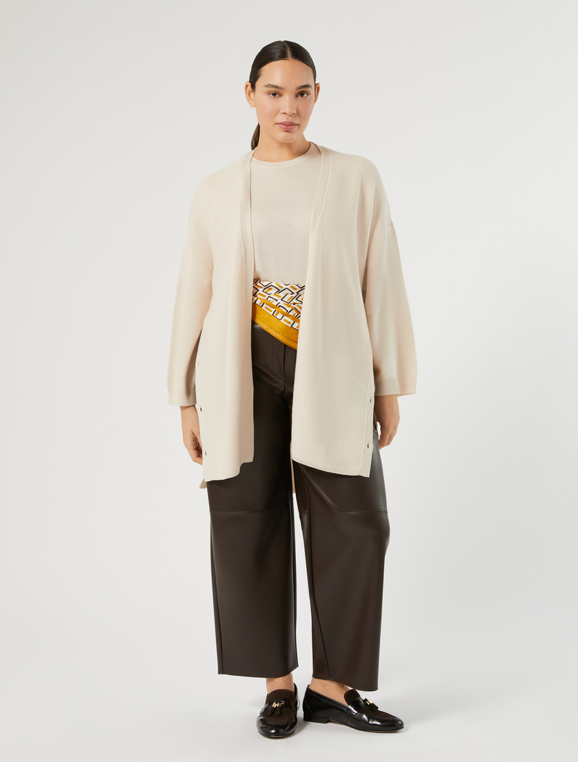 Langer Cardigan aus reiner Wolle - Marina Rinaldi