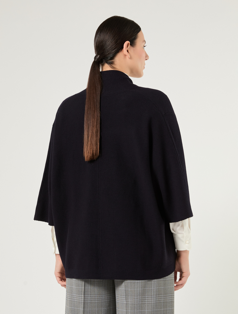 Pure wool cardigan - MIDNIGHTBLUE - Marina Rinaldi - 4