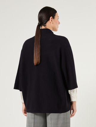 Pure wool cardigan - MIDNIGHTBLUE - Marina Rinaldi - 4