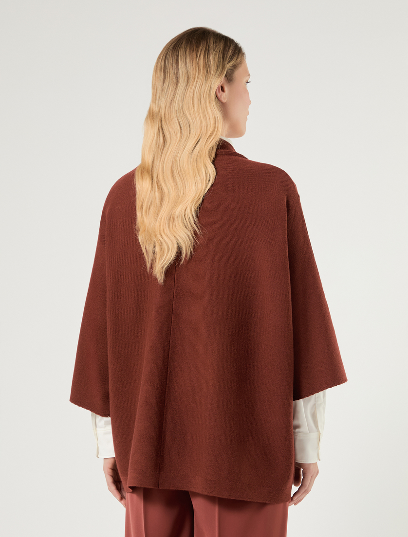 Pure wool cardigan - BORDEAUX - Marina Rinaldi - 4