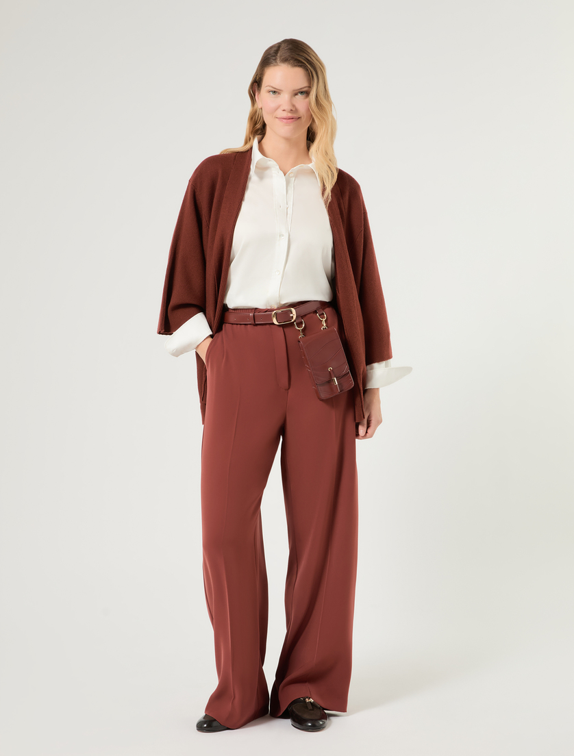 Pure wool cardigan - BORDEAUX - Marina Rinaldi - 2