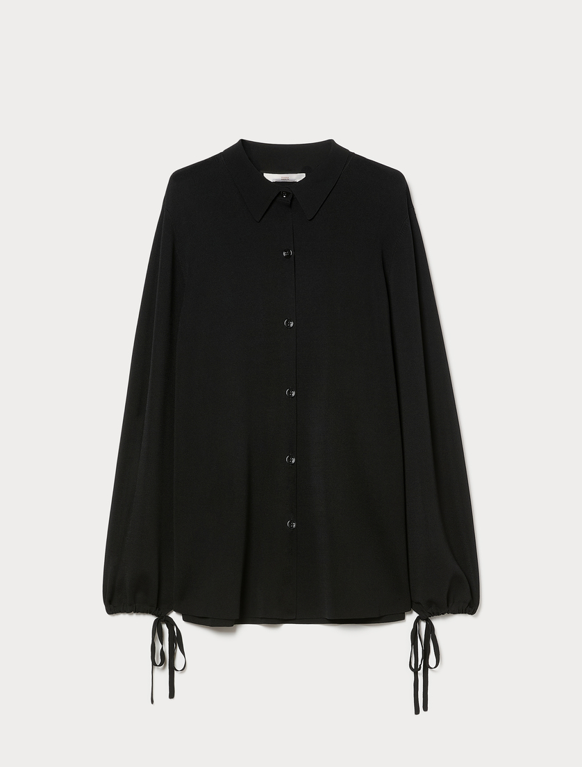 Viscose cardigan - BLACK - Marina Rinaldi