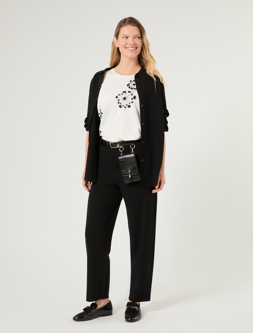 Viscose cardigan - BLACK - Marina Rinaldi - 2