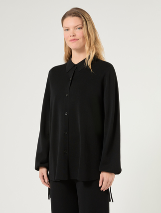 Viscose cardigan - BLACK - Marina Rinaldi - 3