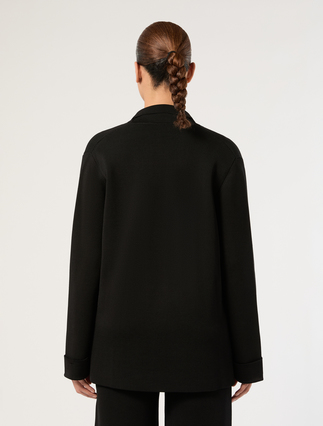 Viscose cardigan - CZARNY - Marina Rinaldi - 4