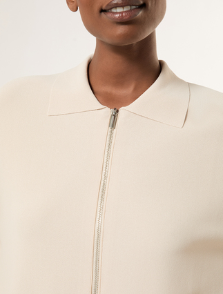 Viscose pocket cardigan - POWDER - Marina Rinaldi - 5