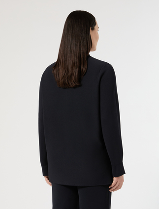 Viscose pocket cardigan - CORNFLOWER BLUE - Marina Rinaldi - 4