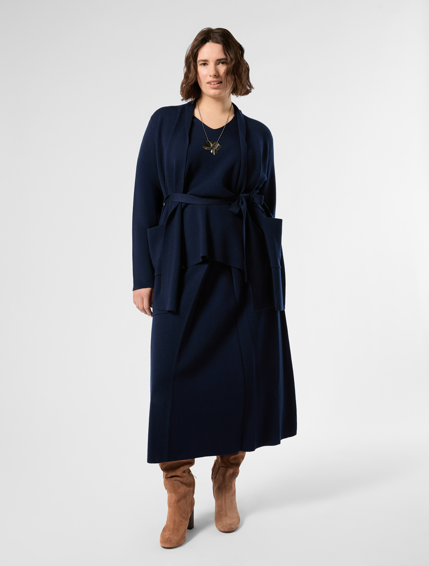 Pull en laine - BLEU NUIT - Marina Rinaldi - 2
