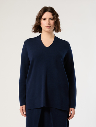Pull en laine - BLEU NUIT