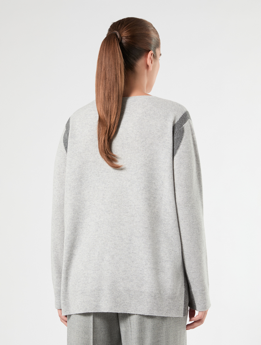 Pullover aus Wolle und Kaschmir - HELLGRAU - Marina Rinaldi - 4