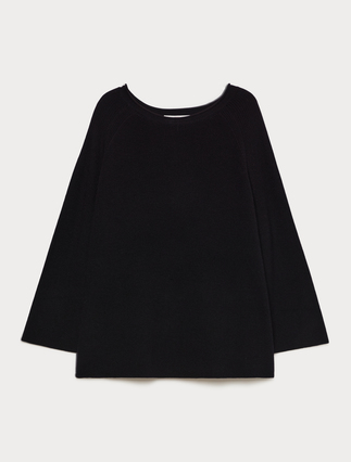Pure wool sweater - MIDNIGHTBLUE - Marina Rinaldi - 1