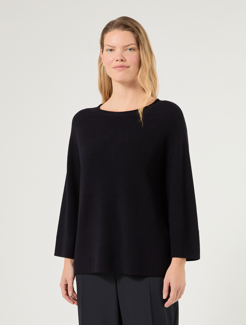 Pure wool sweater - MIDNIGHTBLUE - Marina Rinaldi - 3