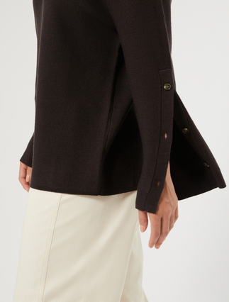 Pure wool sweater - DARK BROWN - Marina Rinaldi - 5