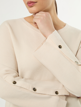 Pure wool sweater - SAND - Marina Rinaldi - 5