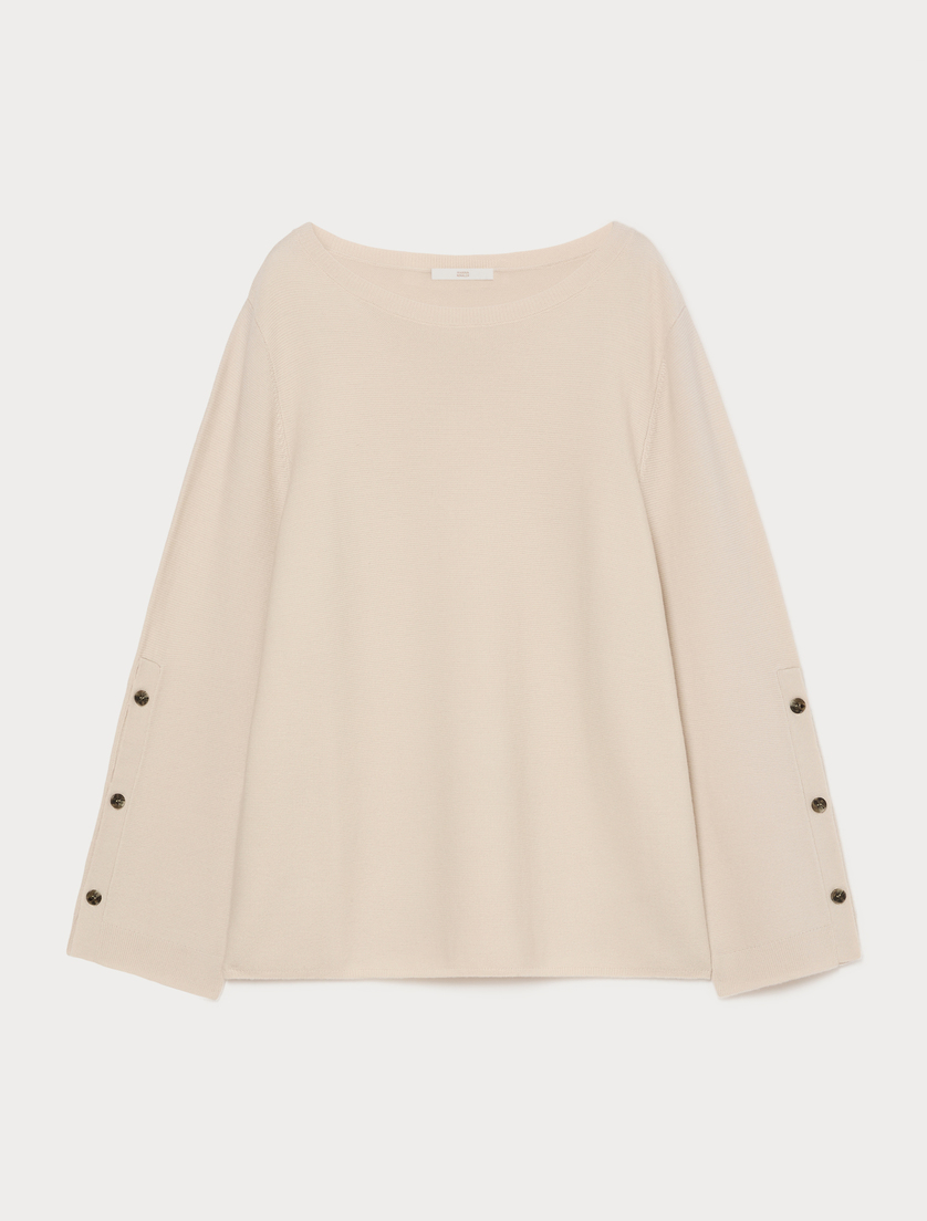 Pure wool sweater - SAND - Marina Rinaldi
