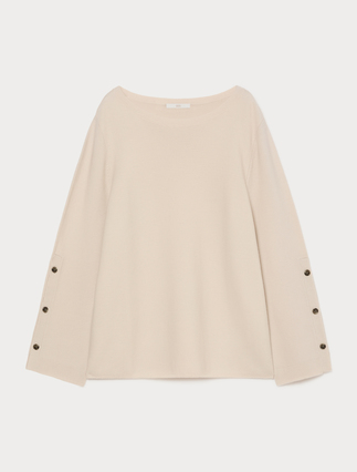 Pure wool sweater - SAND - Marina Rinaldi - 1