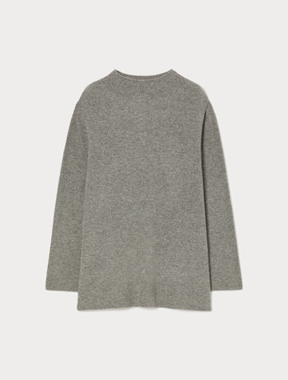Pull en laine et cachemire - GRIS MOYEN - Marina Rinaldi - 1
