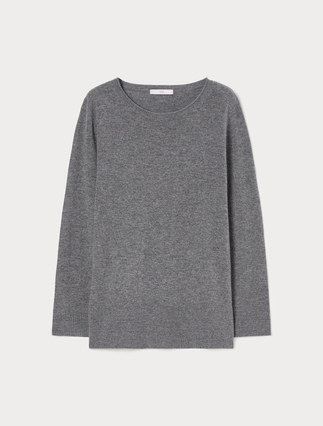 Pull en cachemire - GRIS MOYEN - Marina Rinaldi - 1