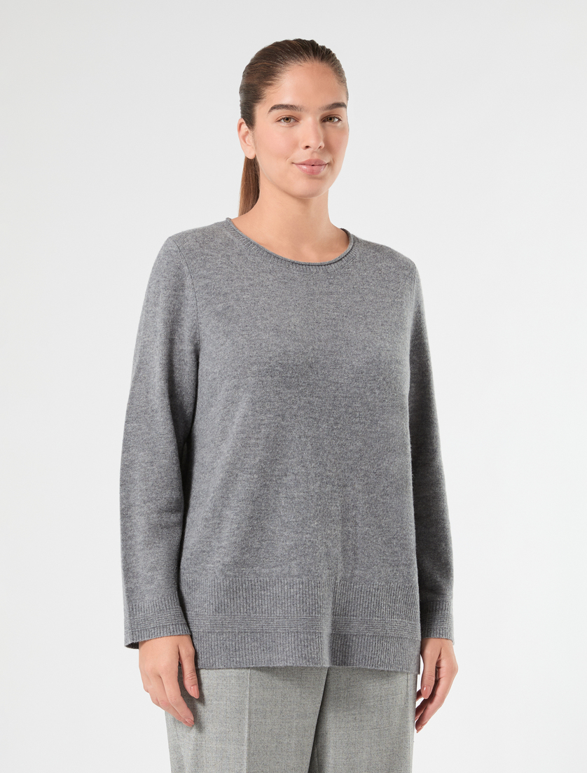 Pull en cachemire - GRIS MOYEN - Marina Rinaldi - 3